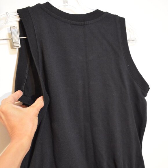 NIKE (WT) Black Romper Shorts 1/2 Front Snaps Cotton Sleeveless Girls Junior XL - Picture 7 of 12